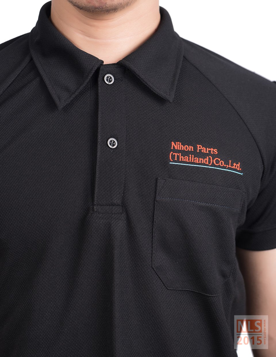ตัวอย่างเสื้อโปโลพนักงานชายบริษัท Nihon Parts (Thailand) Co.,Ltd. / นลินสิริ รับผลิตเสื้อโปโลพร้อมปักโลโก้รูปที่ 