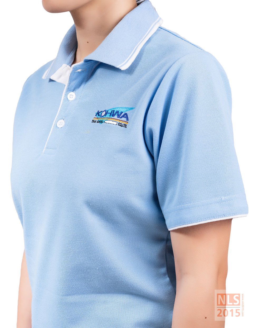 ตัวอย่างเสื้อโปโลพนักงานบริษัท KOHWA / นลินสิริ รับตัดเสื้อโปโล รับผลิตเสื้อโปโลพร้อมปักโลโก้รูปที่ 