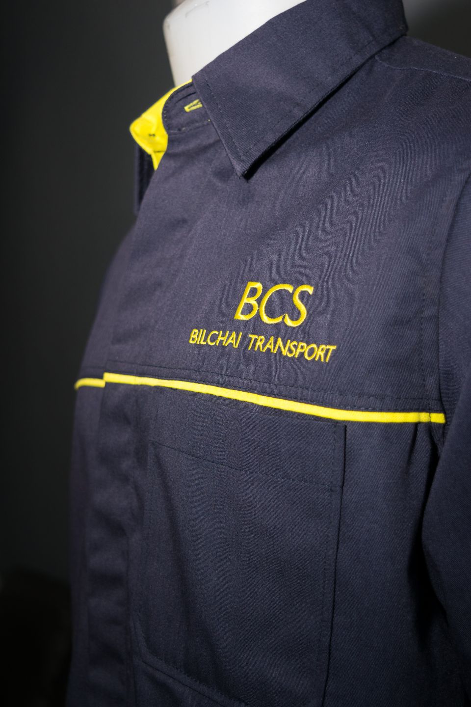 แบบชุดพนักงานบริษัท BCS Bilchai transportรูปที่ 